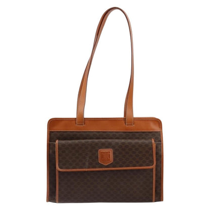 Celine Vintage Macadam Tote bag Canvas and Leather Product Image