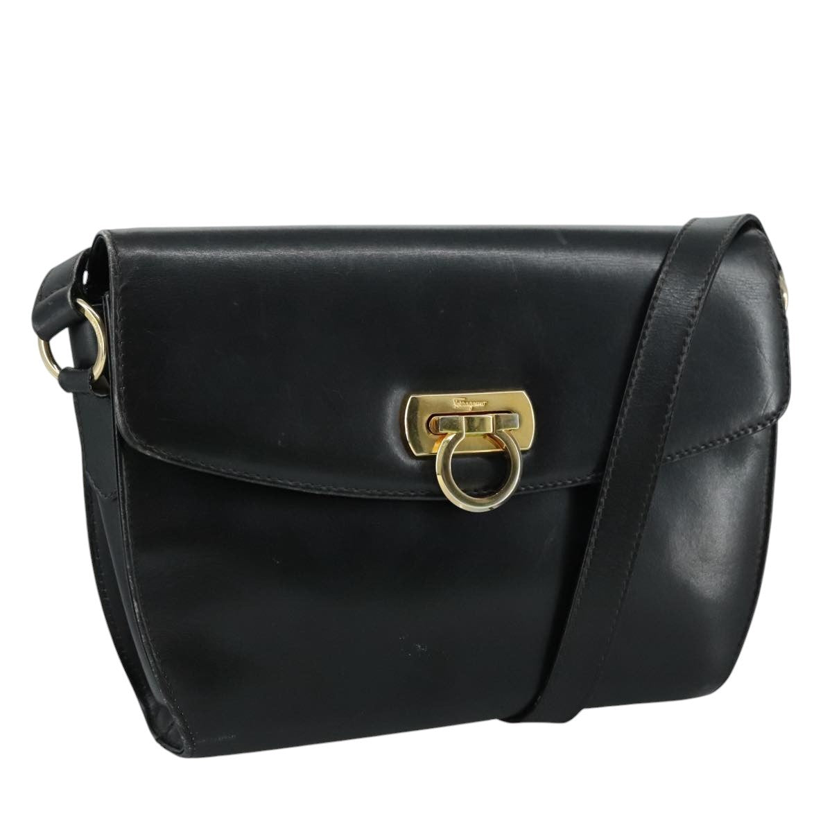 Salvatore Ferragamo Gancini Flap Leather Product Image