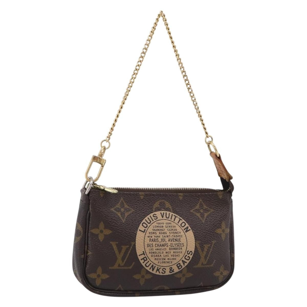 Louis Vuitton Pochette Accessoires Limited Edition Monogram Canvas Mini