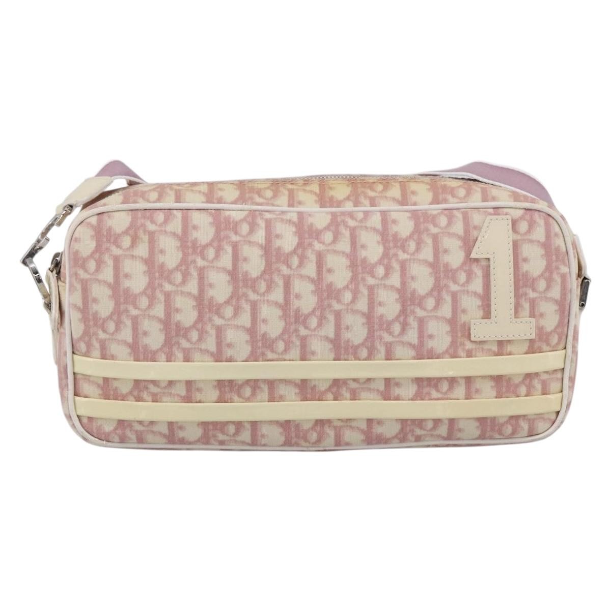 Christian Dior Vintage Crossbody Bag Diorissimo Canvas Medium
