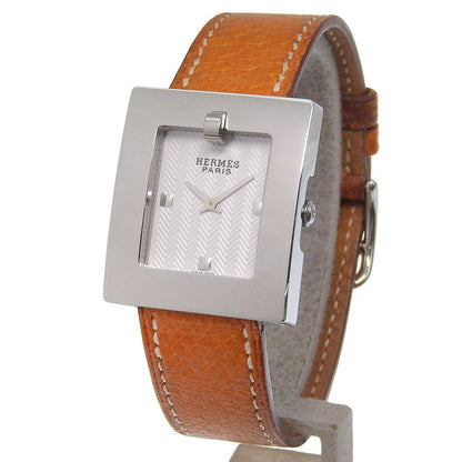 Hermes Belt Quartz Stainless Steel and Leather 26
