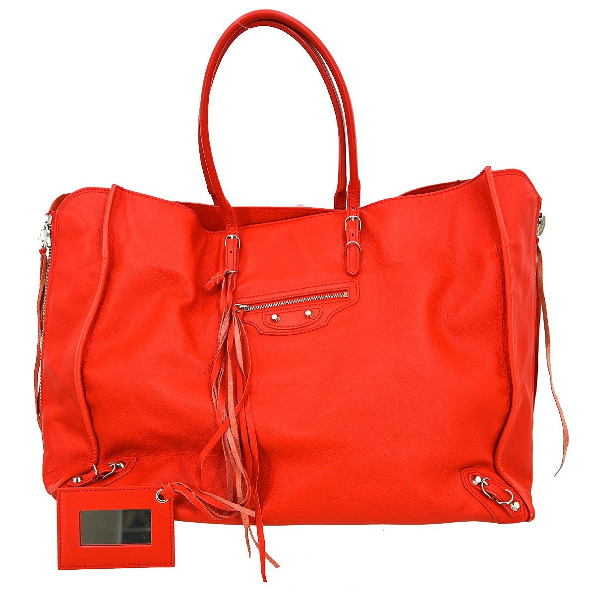 Balenciaga City Classic Studs Highlight Bag Leather Medium