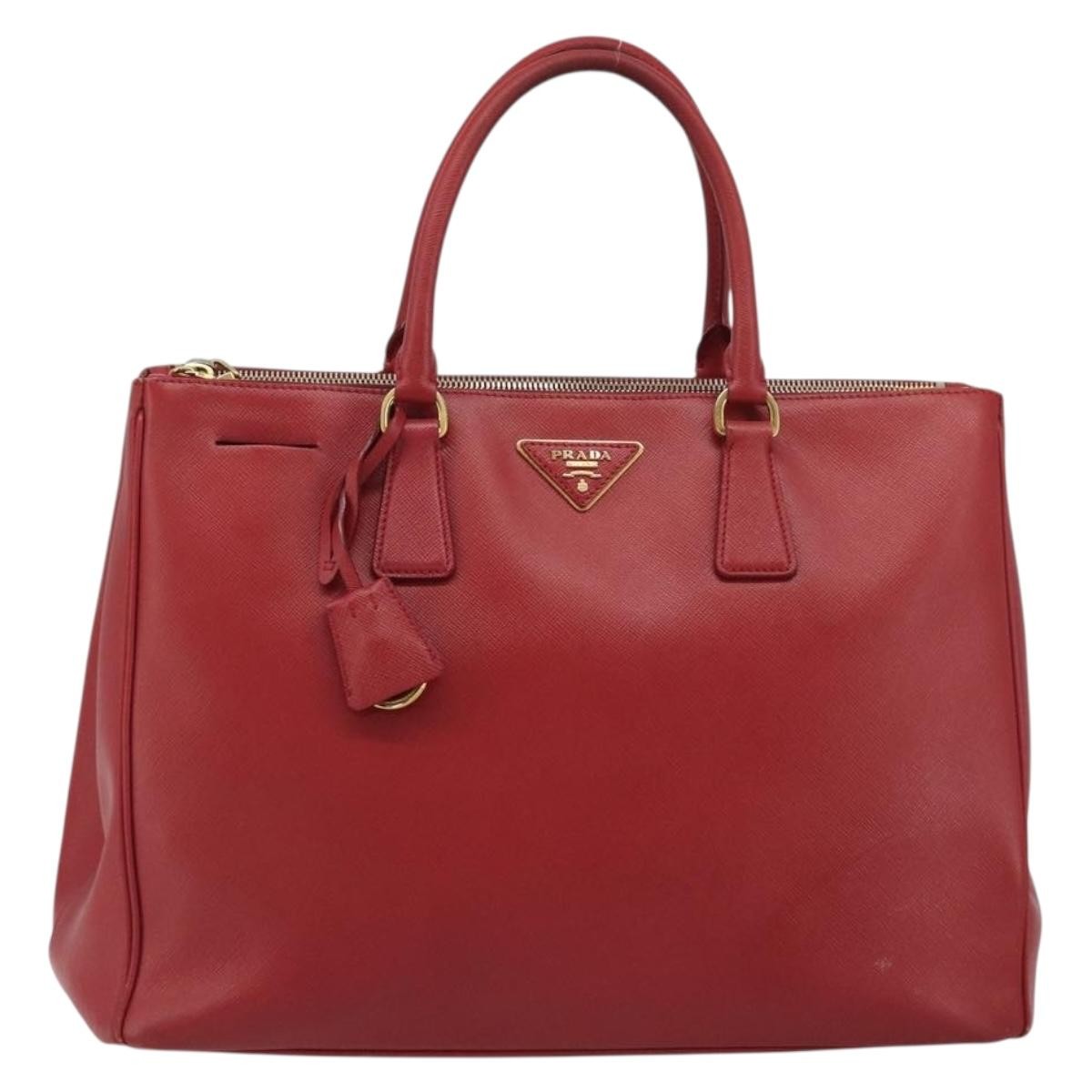 Prada Double Zip Lux Tote Saffiano Leather Large