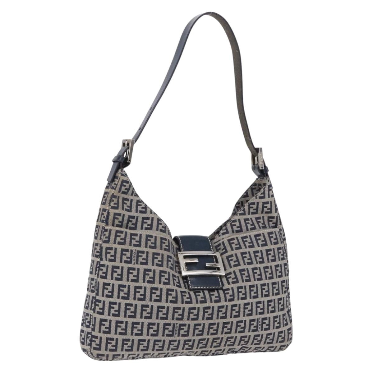 Fendi Buckle Strap Hobo Zucchino Canvas Product Image