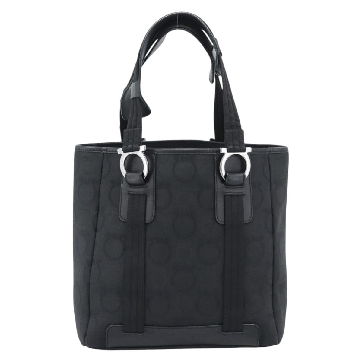 Salvatore Ferragamo Gancini Top Handle Canvas Product Image