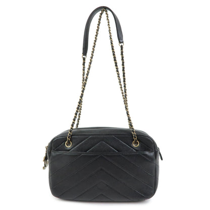 Chanel Camera Chevron Lambskin Medium