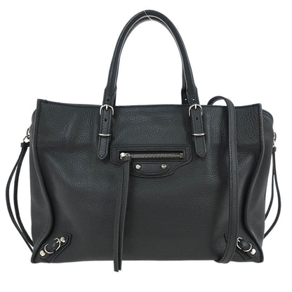 Balenciaga Papier A4 Zip Around Classic Studs Leather Large