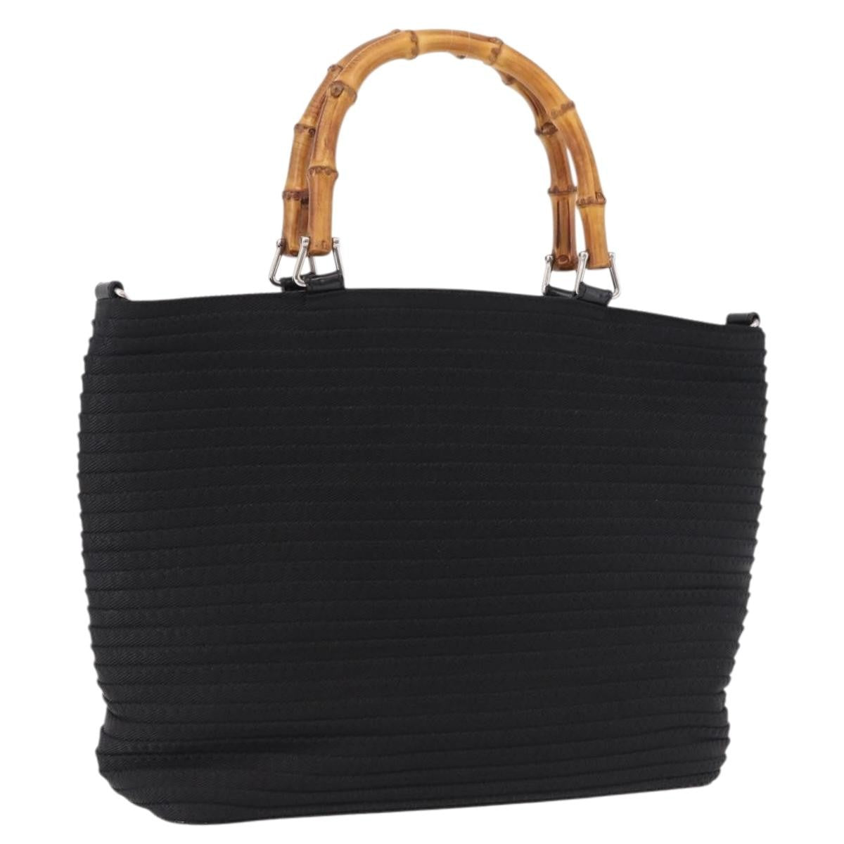 Gucci Vintage Bamboo Handle Canvas Product Image