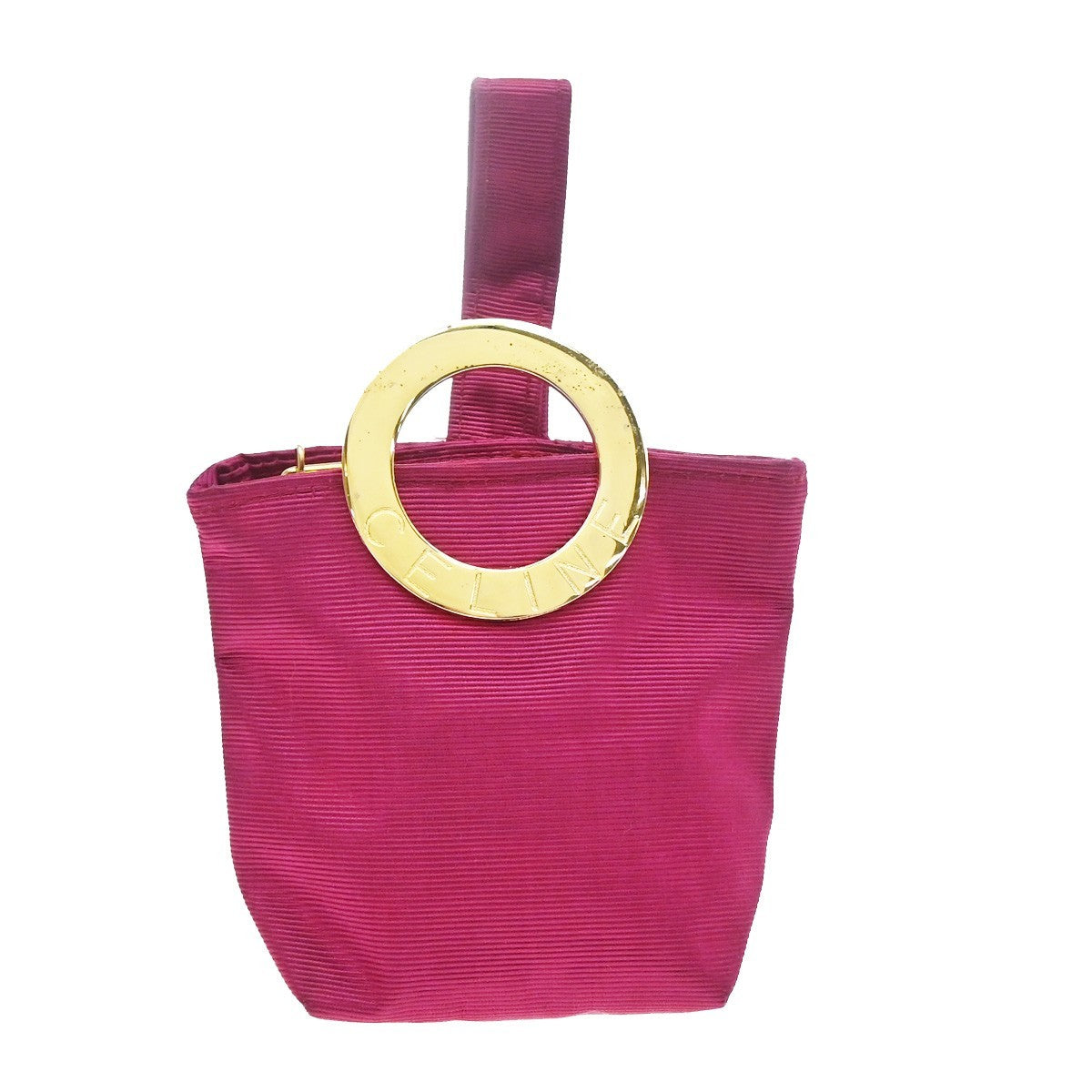 Celine Circle Logo Pouch Canvas N/a