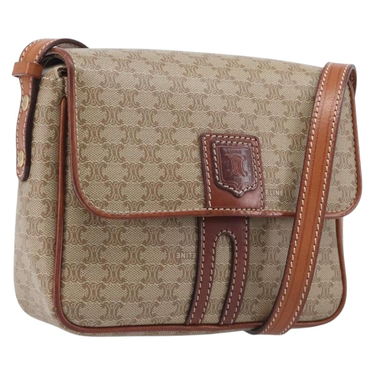 Celine Macadam Shoulder Canvas Medium