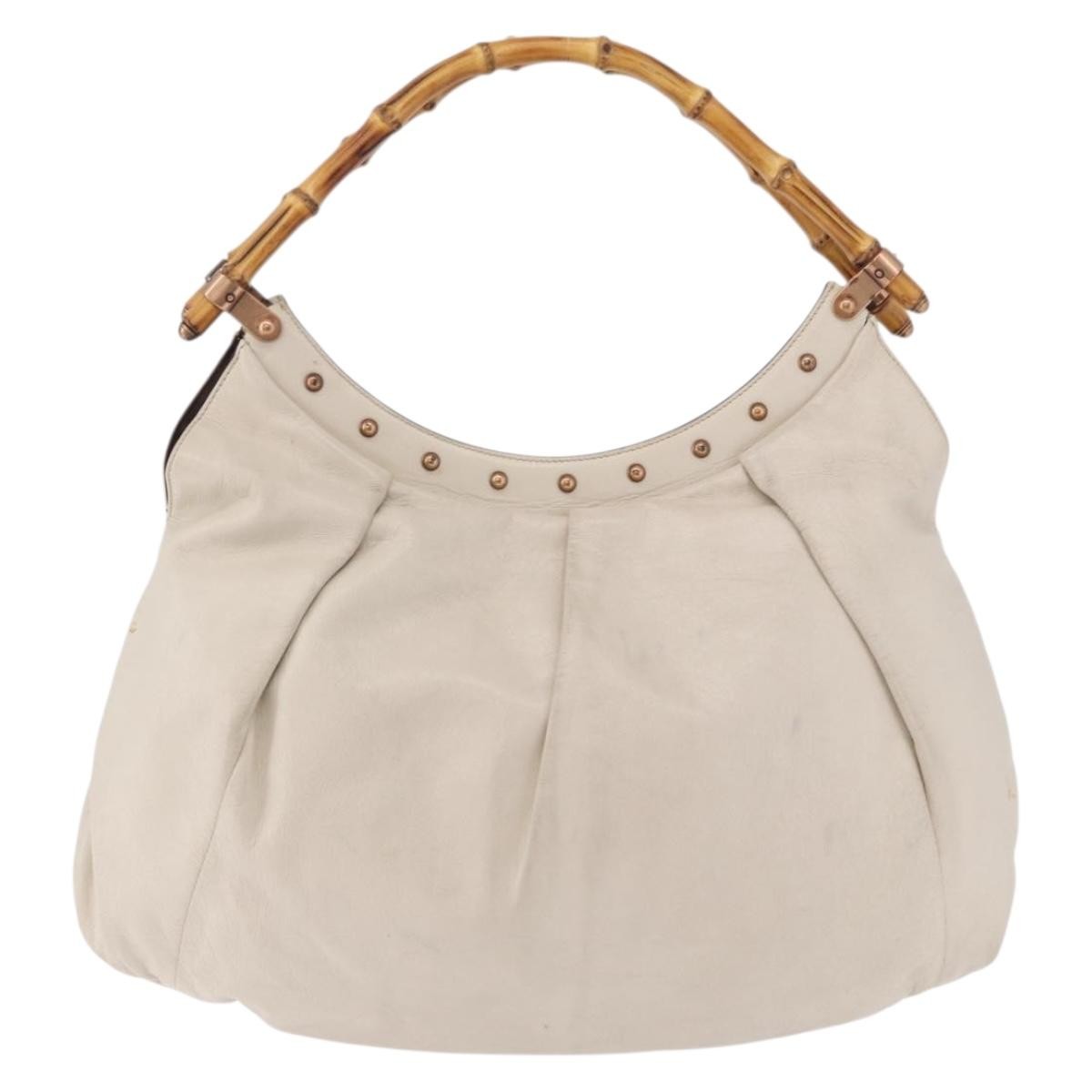 Gucci Vintage Bamboo Shoulder Leather Product Image