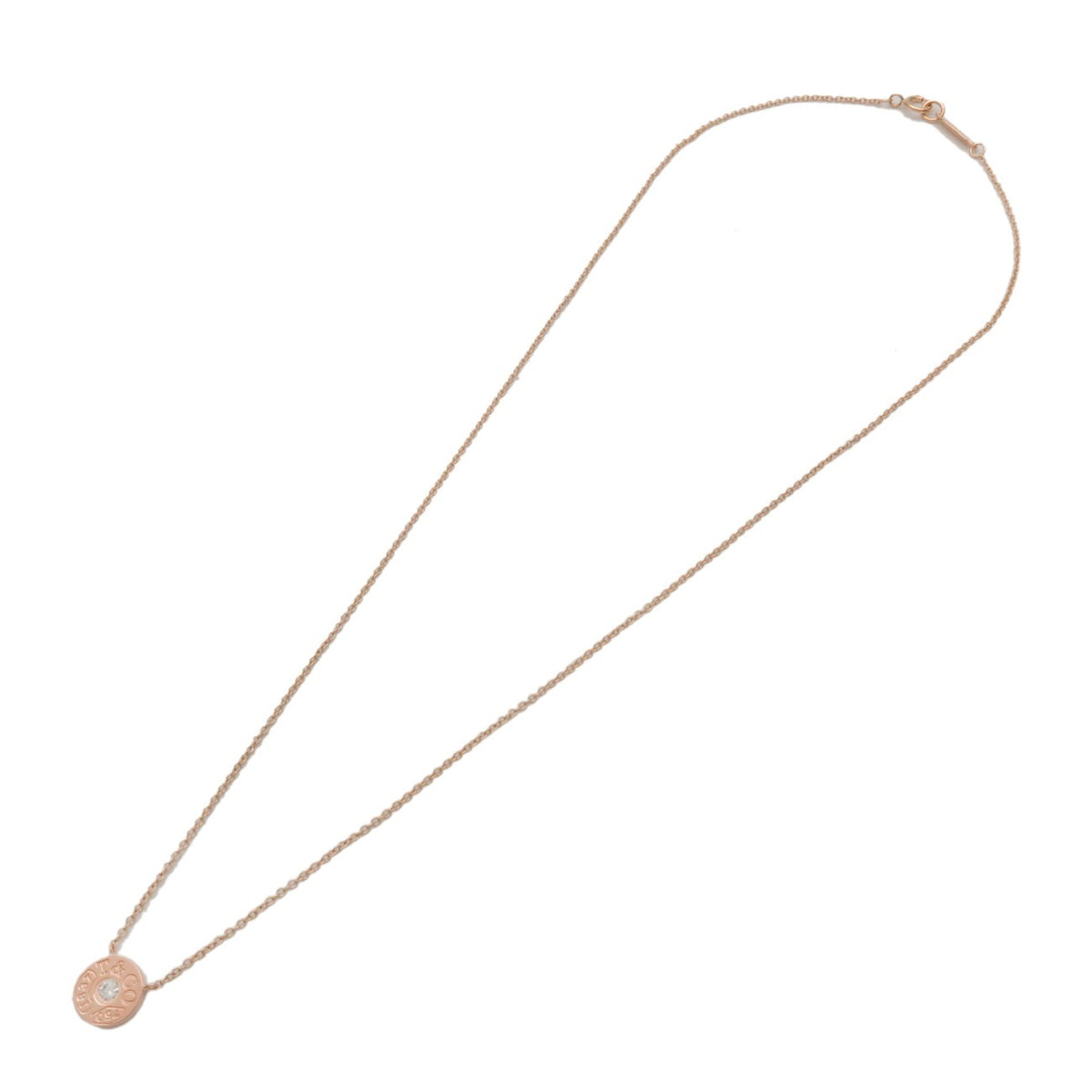 Tiffany & Co. 1837 Circle Pendant 18K Rose Gold with Diamond Product Image