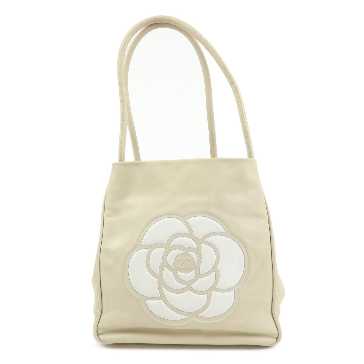 Chanel Camellia Lambskin Medium