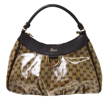 Gucci D Ring Hobo Patent Large