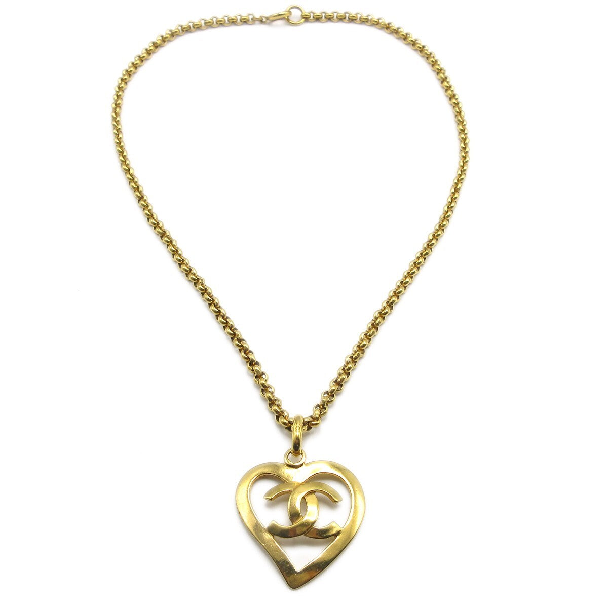 Chanel CC Heart Pendant Metal Product Image
