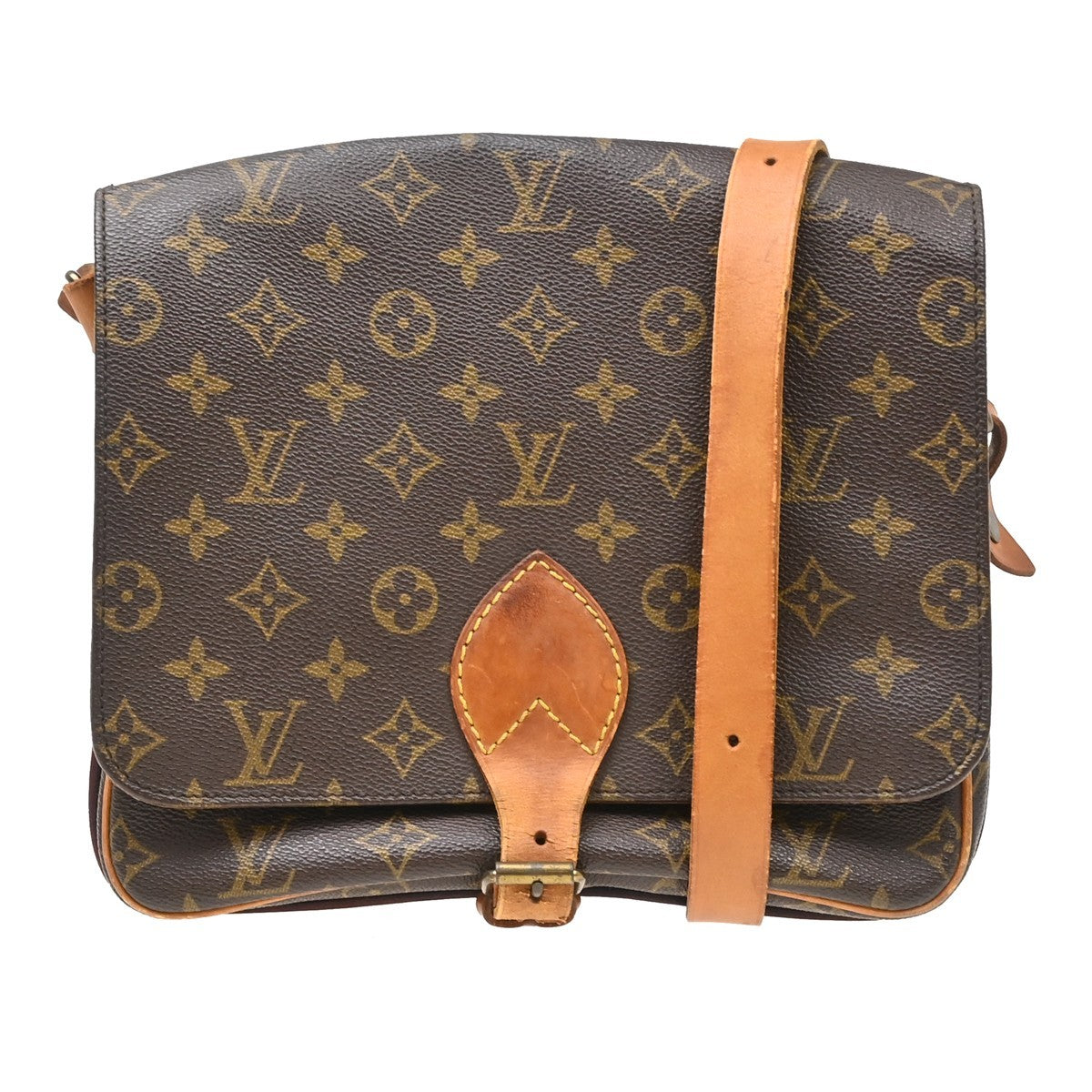 Louis Vuitton Cartouchiere Handbag Monogram Canvas GM