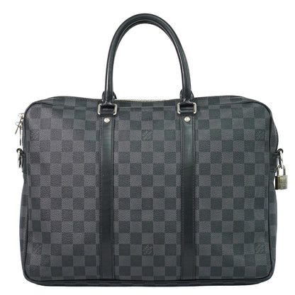 Louis Vuitton Porte-Documents Voyage Briefcase Damier Graphite PM