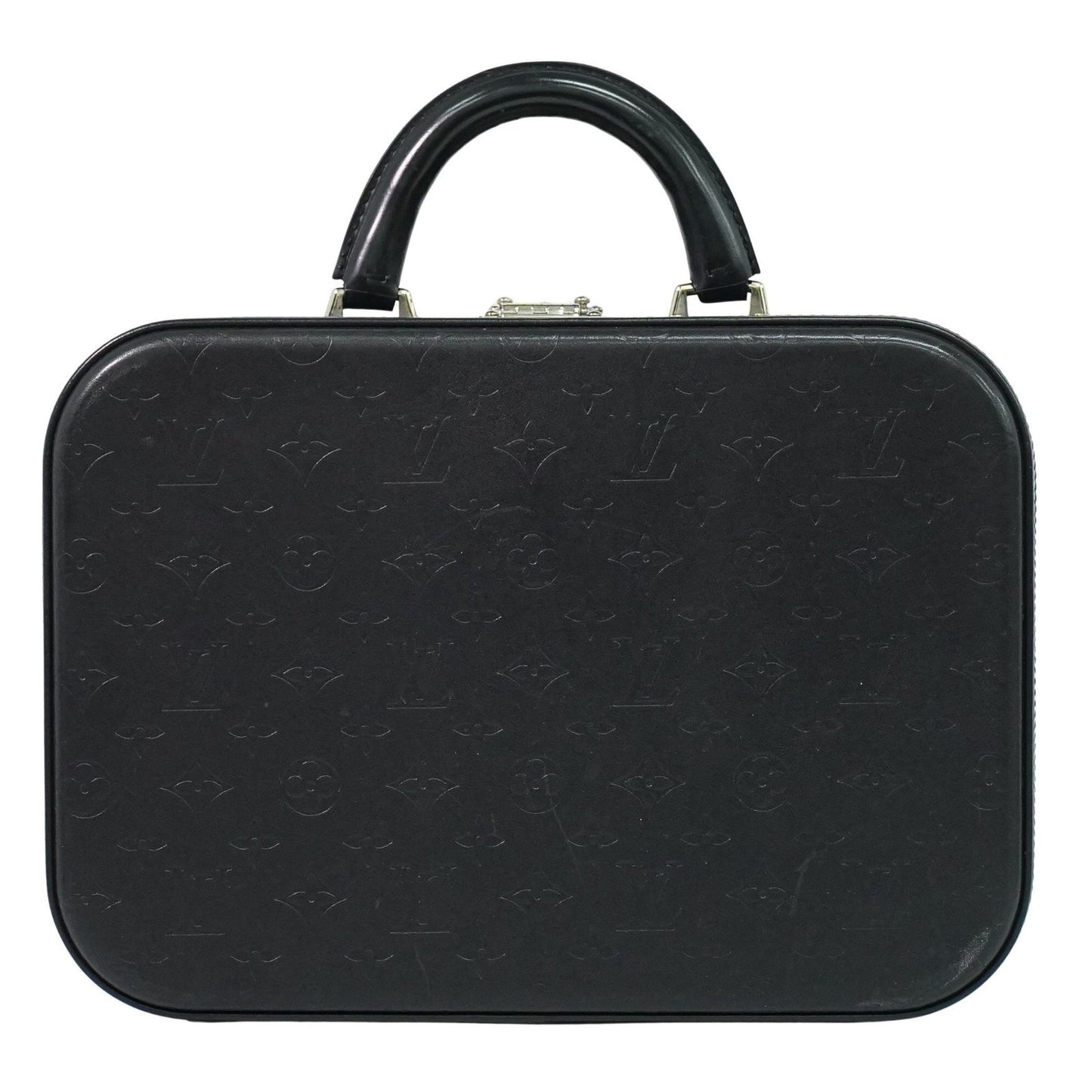 Louis Vuitton Valisette Handbag Monogram Glace Leather MM