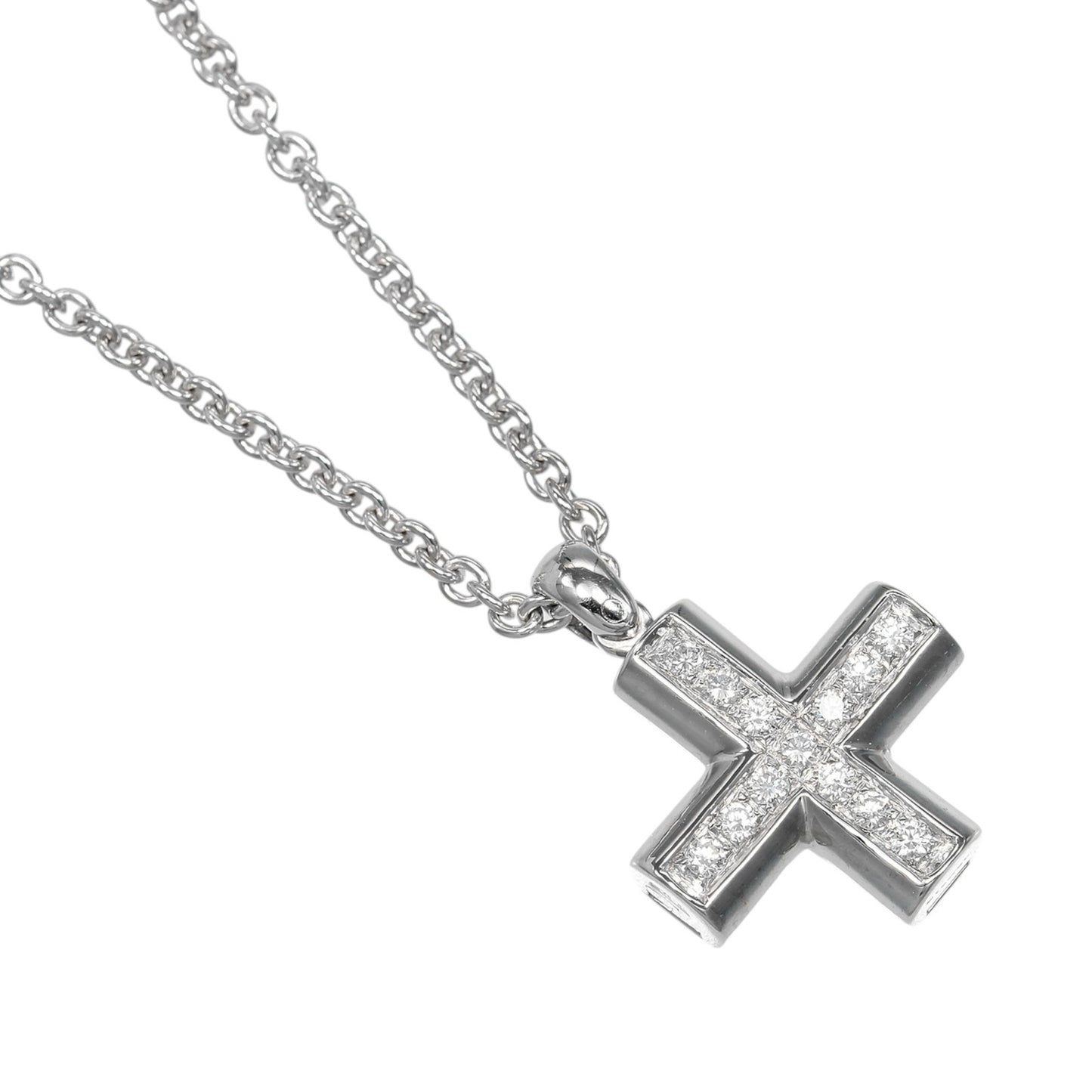 Bvlgari Greek Cross 18K White Gold with Diamonds Product Image