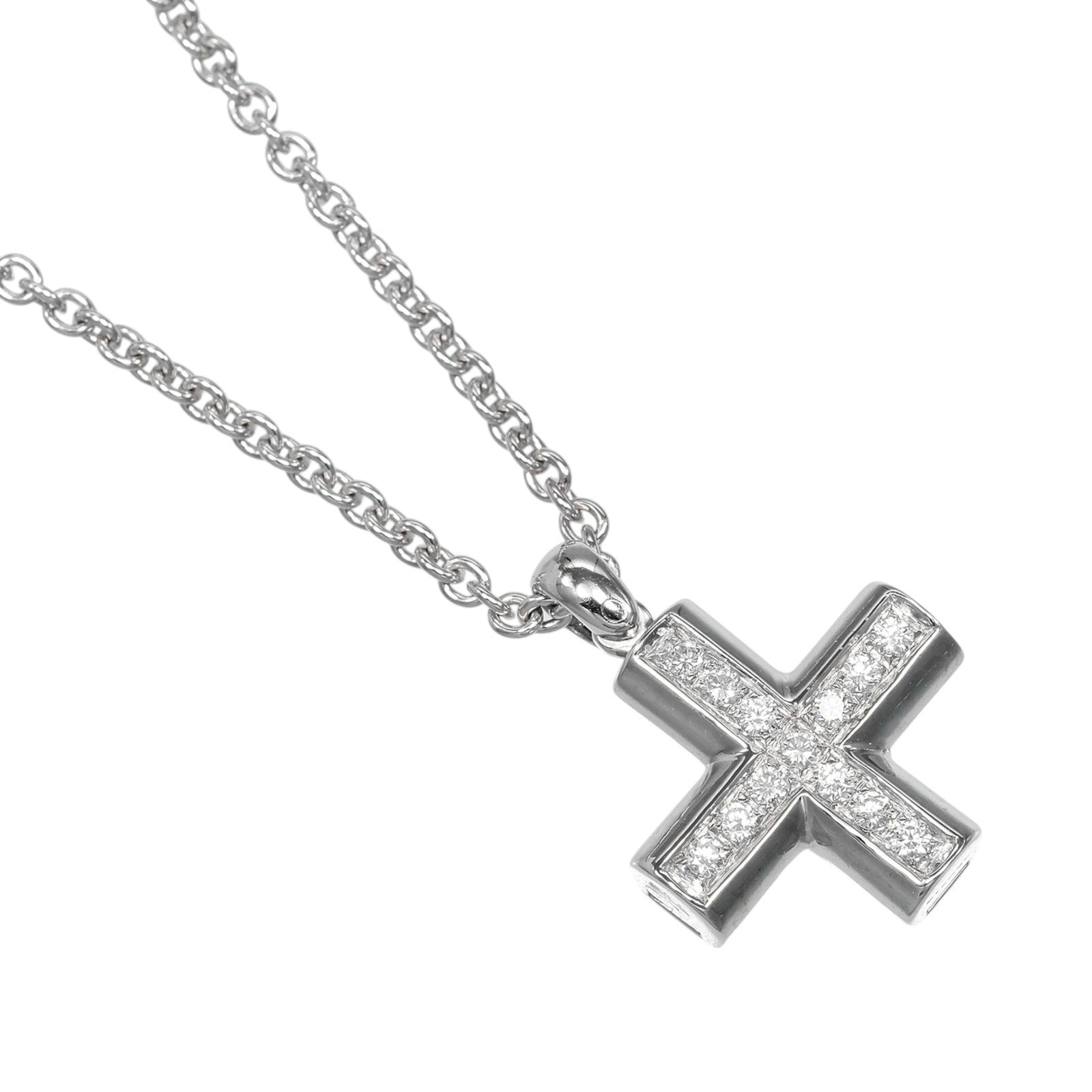 Bvlgari Greek Cross 18K White Gold with Diamonds Product Image