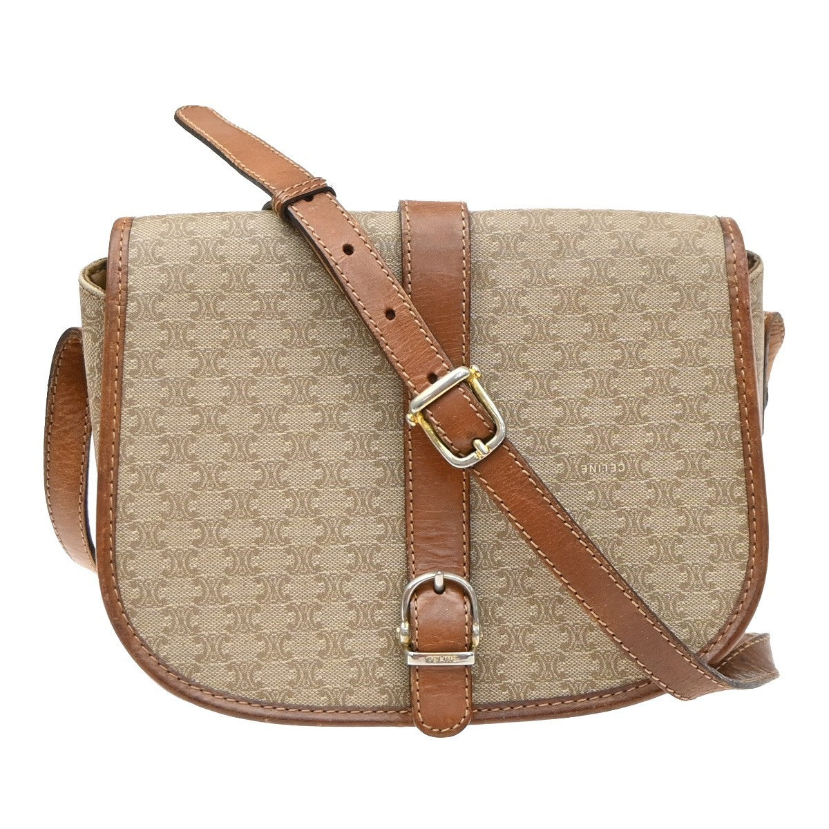 Celine Vintage Macadam Canvas and Leather Product Image