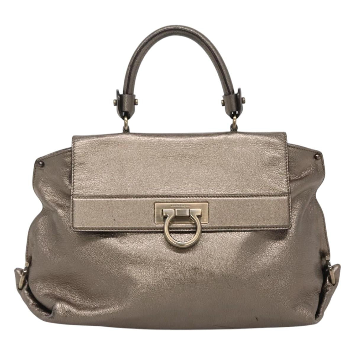 Salvatore Ferragamo Sofia Satchel Leather Medium