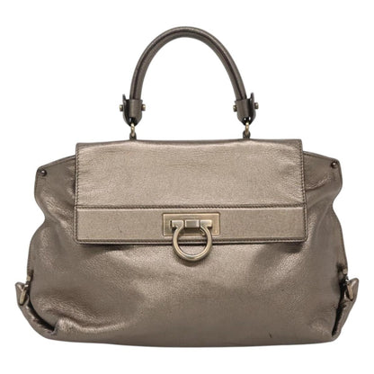 Salvatore Ferragamo Sofia Satchel Leather Medium
