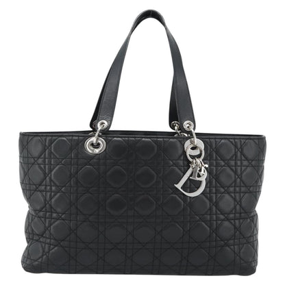 Christian Dior Vintage Lady Dior Tote Cannage Quilt Lambskin Large