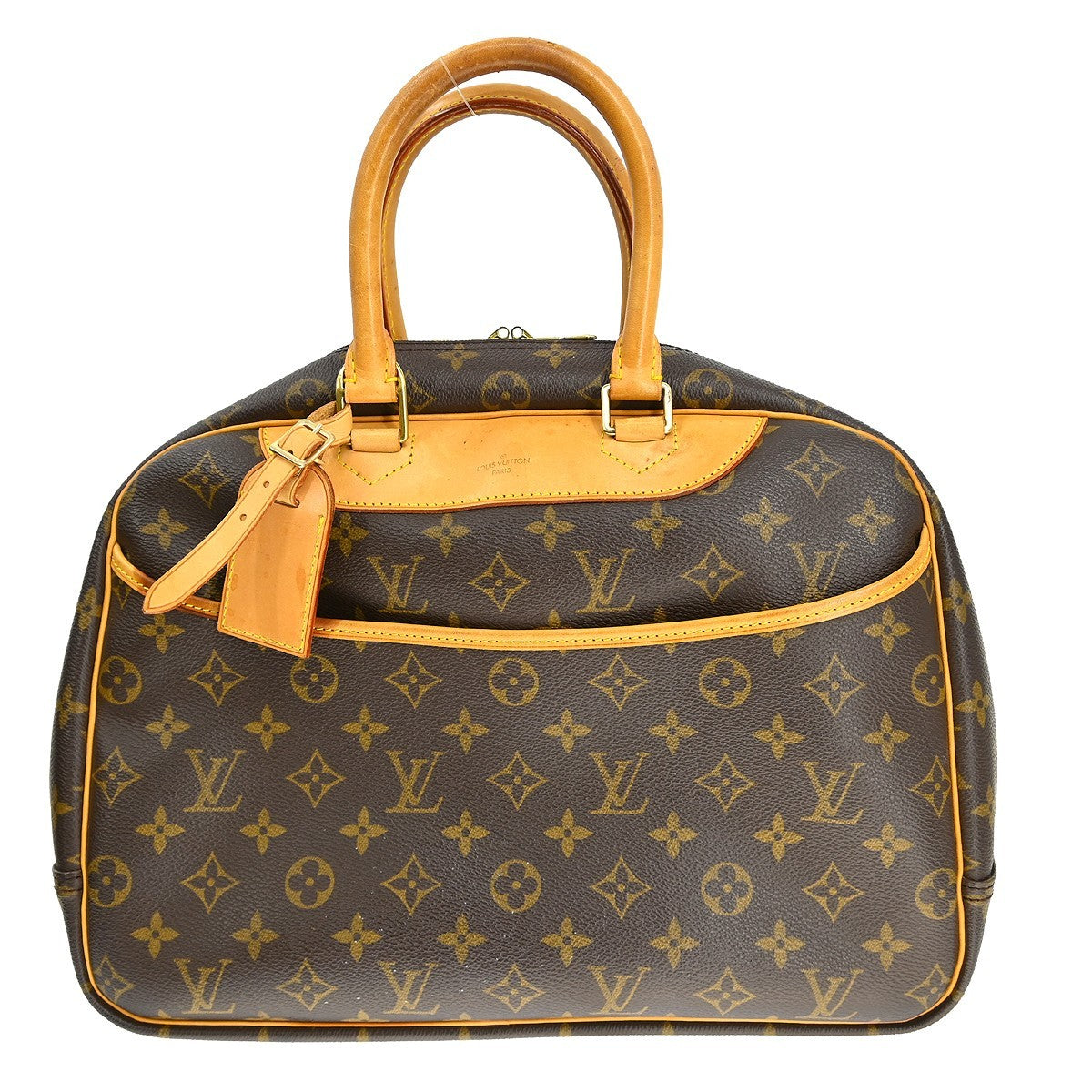 Louis Vuitton Deauville Handbag Monogram Canvas 34