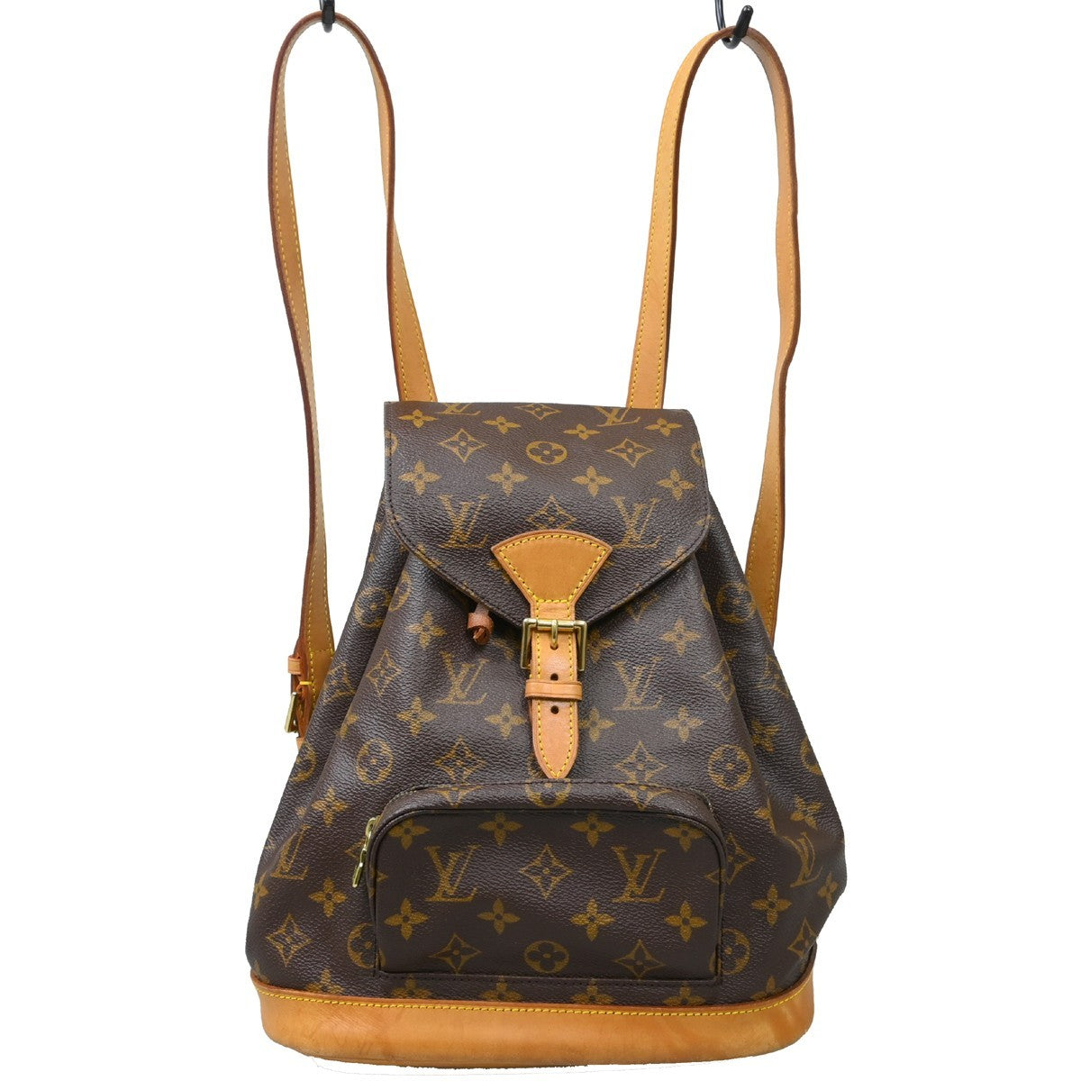 Louis Vuitton Vintage Montsouris Backpack Monogram Canvas MM