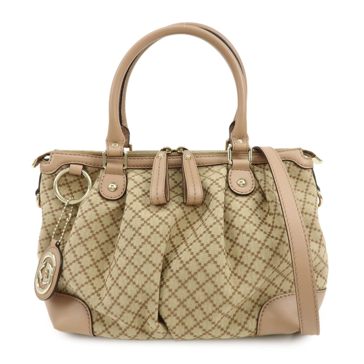Gucci Sukey Diamante Canvas with Leather Medium