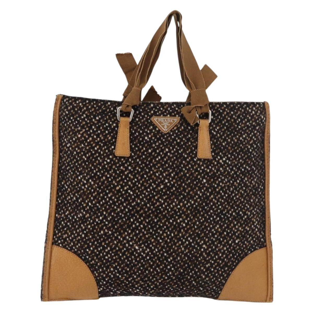 Prada Convertible Open Tweed East West