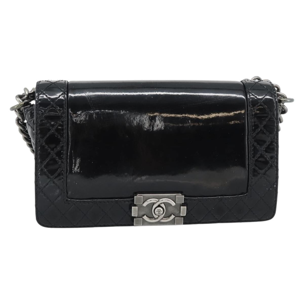 Chanel Boy Flap Patent Leather Old medium (25)