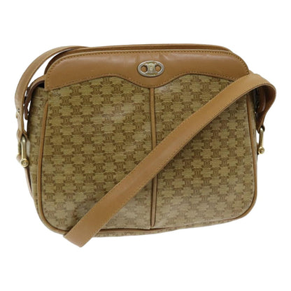 Celine Vintage Macadam Shoulder Bag Canvas and Leather Product Image
