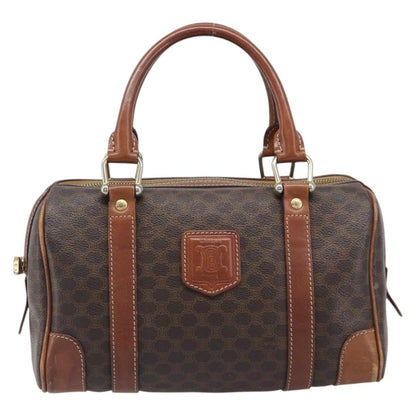 Celine Boston Triomphe Coated Canvas Small