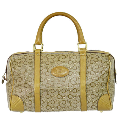 Celine Vintage Duffle Bag Canvas and Leather Product Image