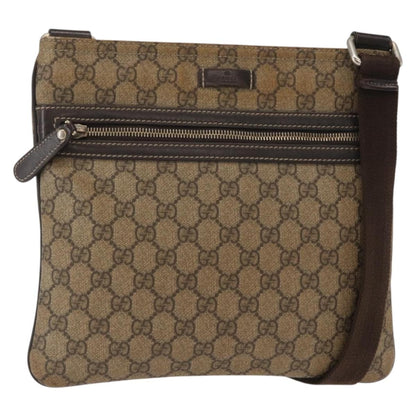 Gucci Flat Messenger Bag GG Coated Canvas Medium