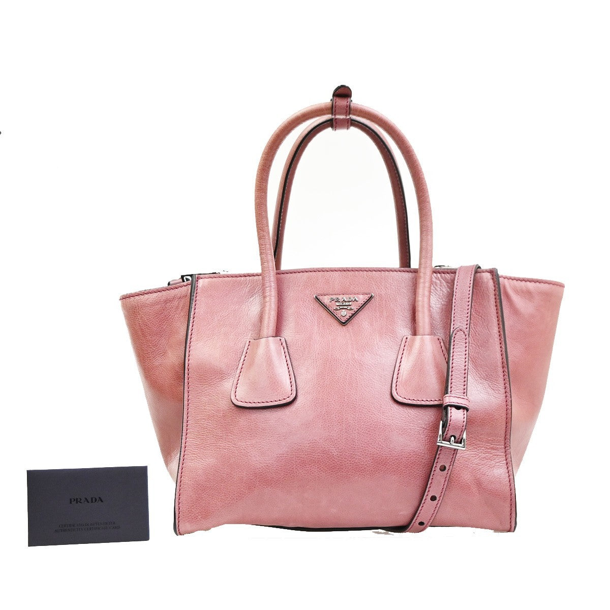 Prada Double Zip Lux Convertible Saffiano Leather XL