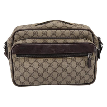 Gucci Front Zip Pocket Messenger GG Coated Canvas medium