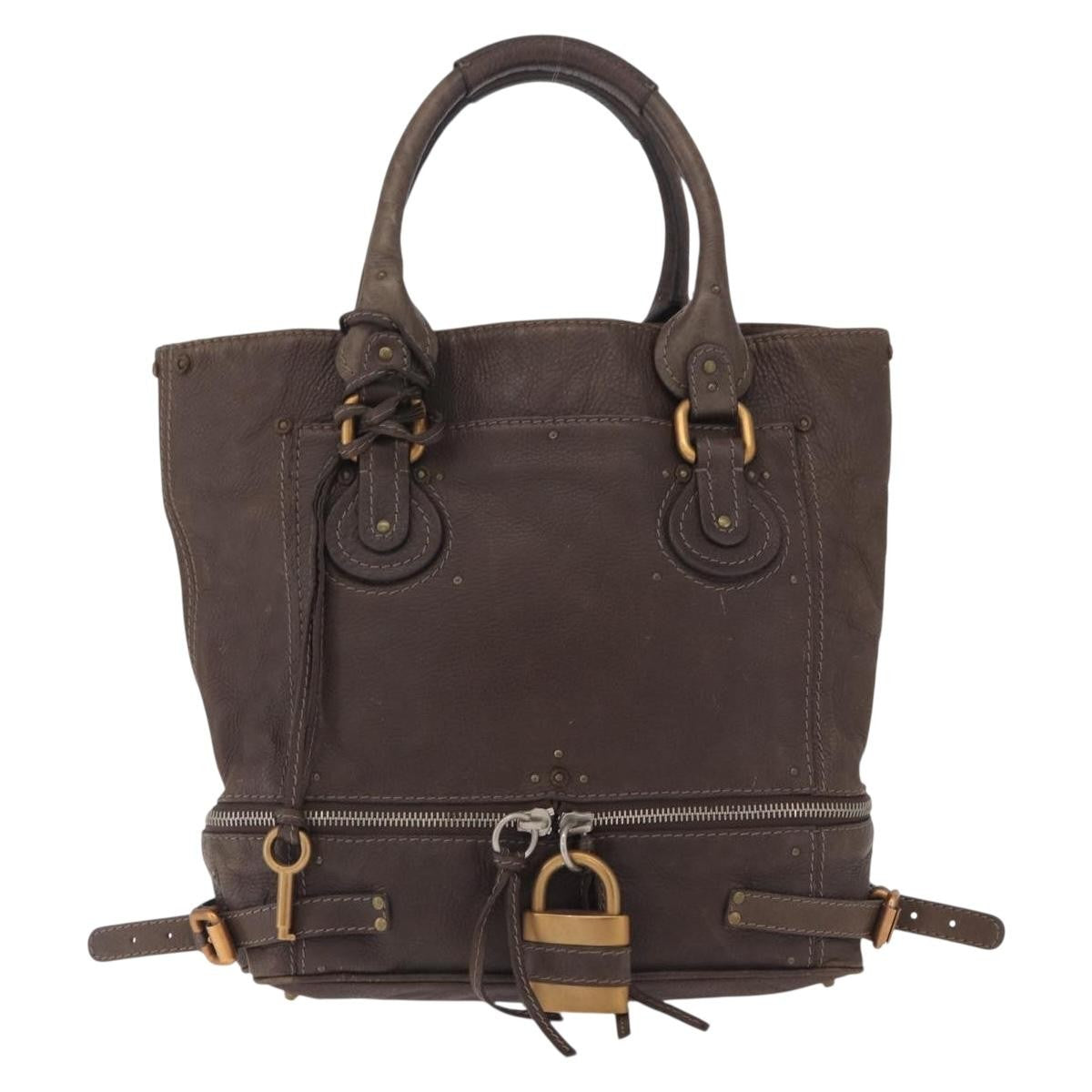 Chloe Paddington Zip Leather Large
