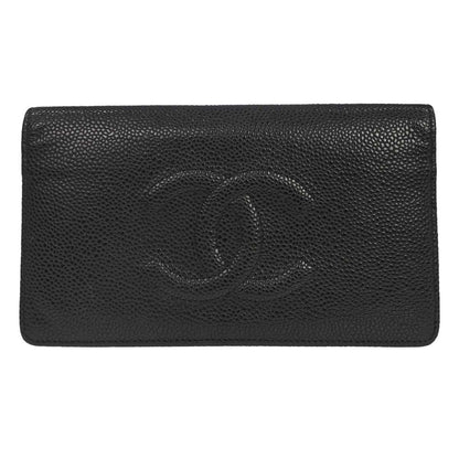 Chanel CHANEL V Stitch Chevron Long Bifold Wallet Pink Chevron medium