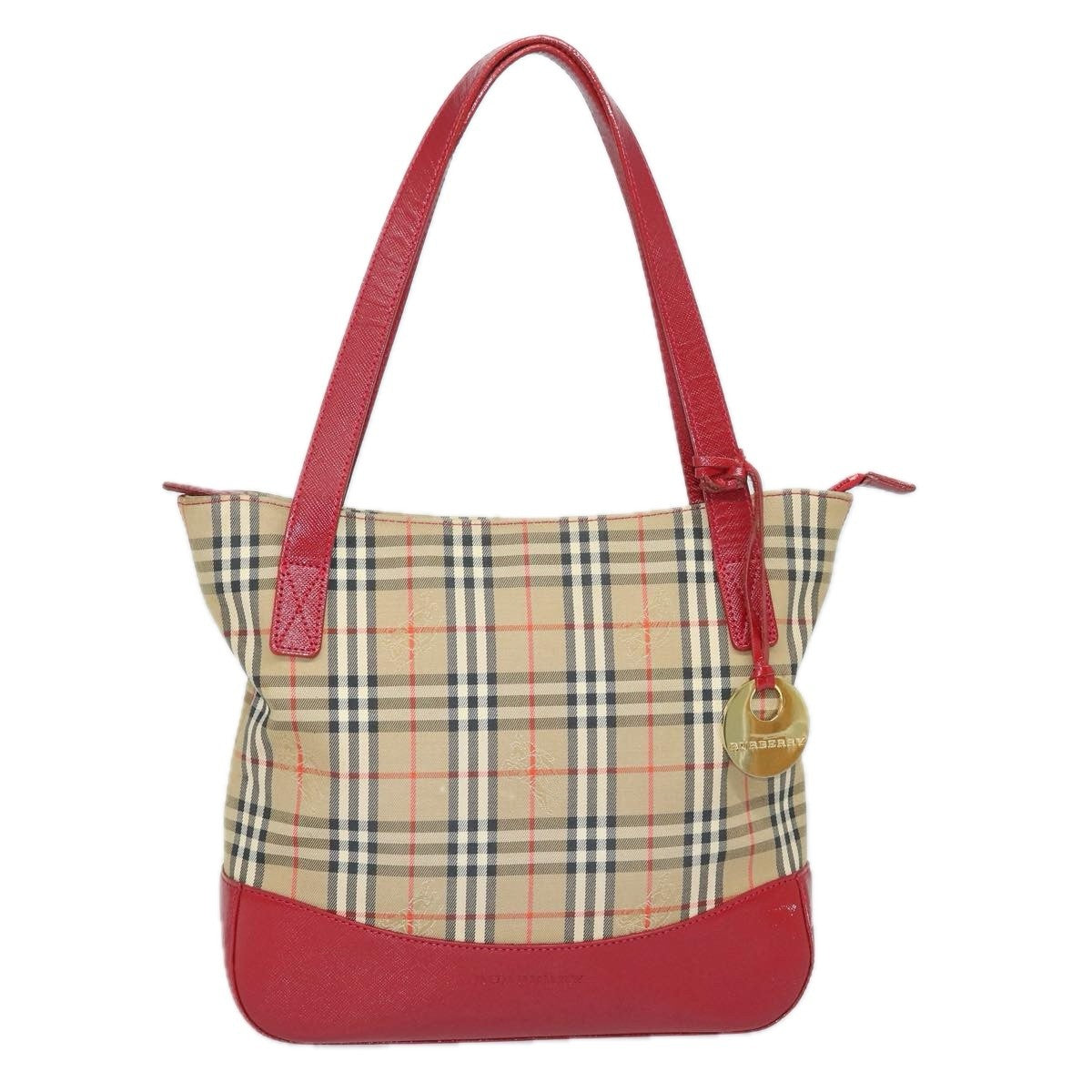 Burberry Nova Check Tote Canvas and Leather Product Image