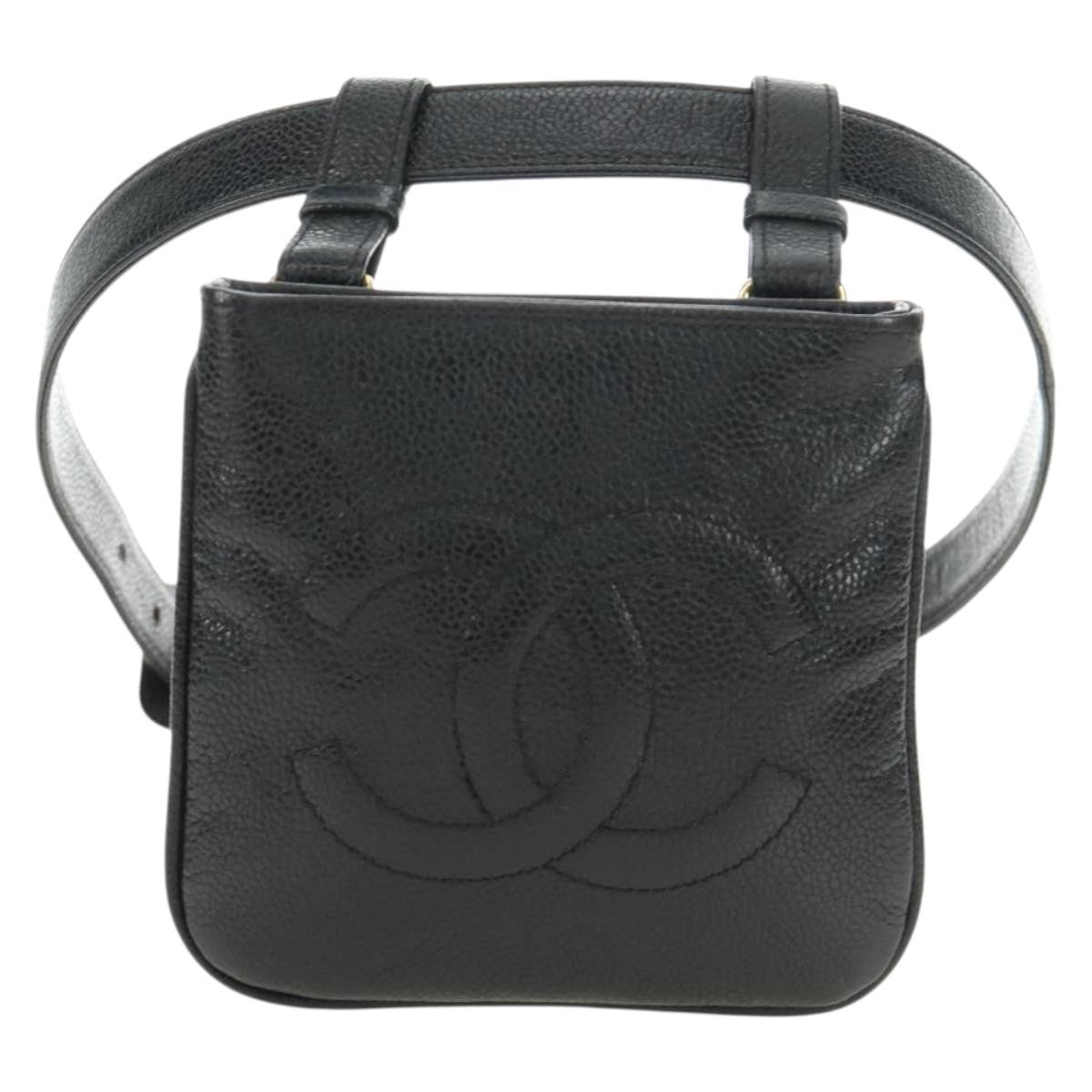Chanel Vintage Timeless Belt Bag Caviar Small