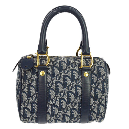 Christian Dior Vintage Trotter Boston Diorissimo Canvas Mini