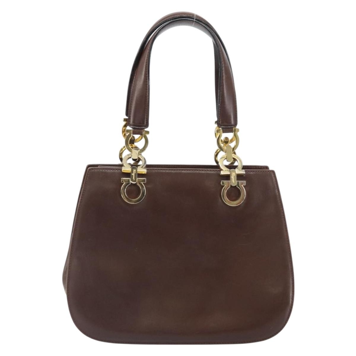Salvatore Ferragamo Gancini handbag Leather Product Image