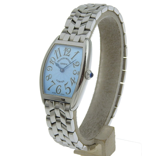 Franck Muller Cintree Curvex Quartz Watch Stainless Steel 25