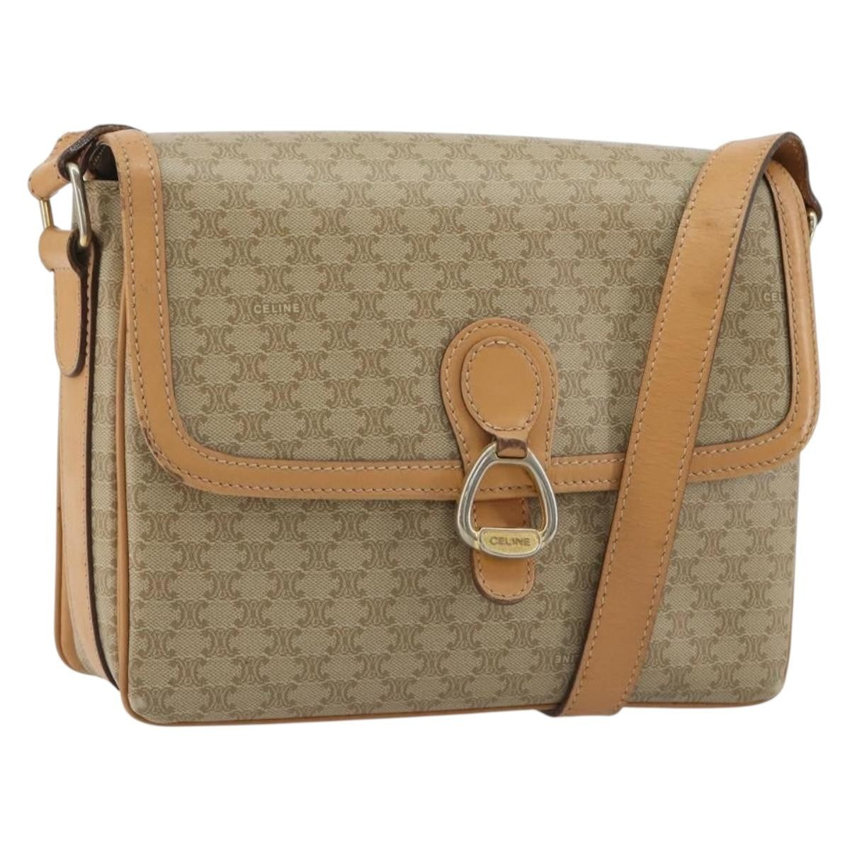 Celine Vintage Macadam Canvas and Leather Product Image