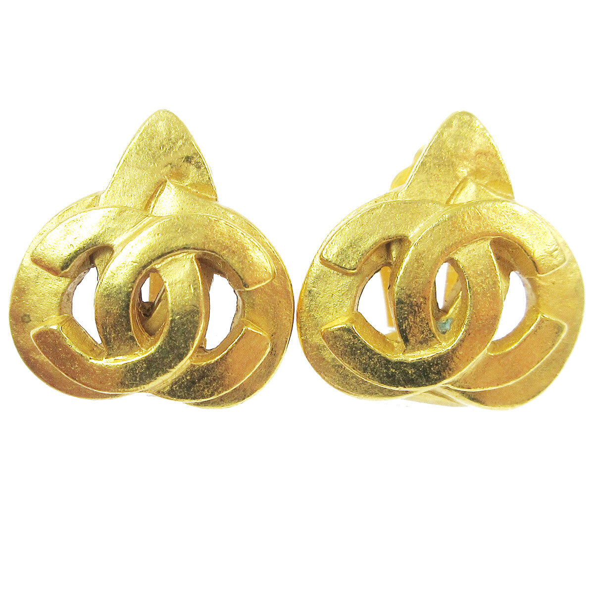 Chanel CC logo heart Gold-plated Product Image