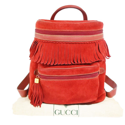 Gucci Vintage Backpack Suede Medium