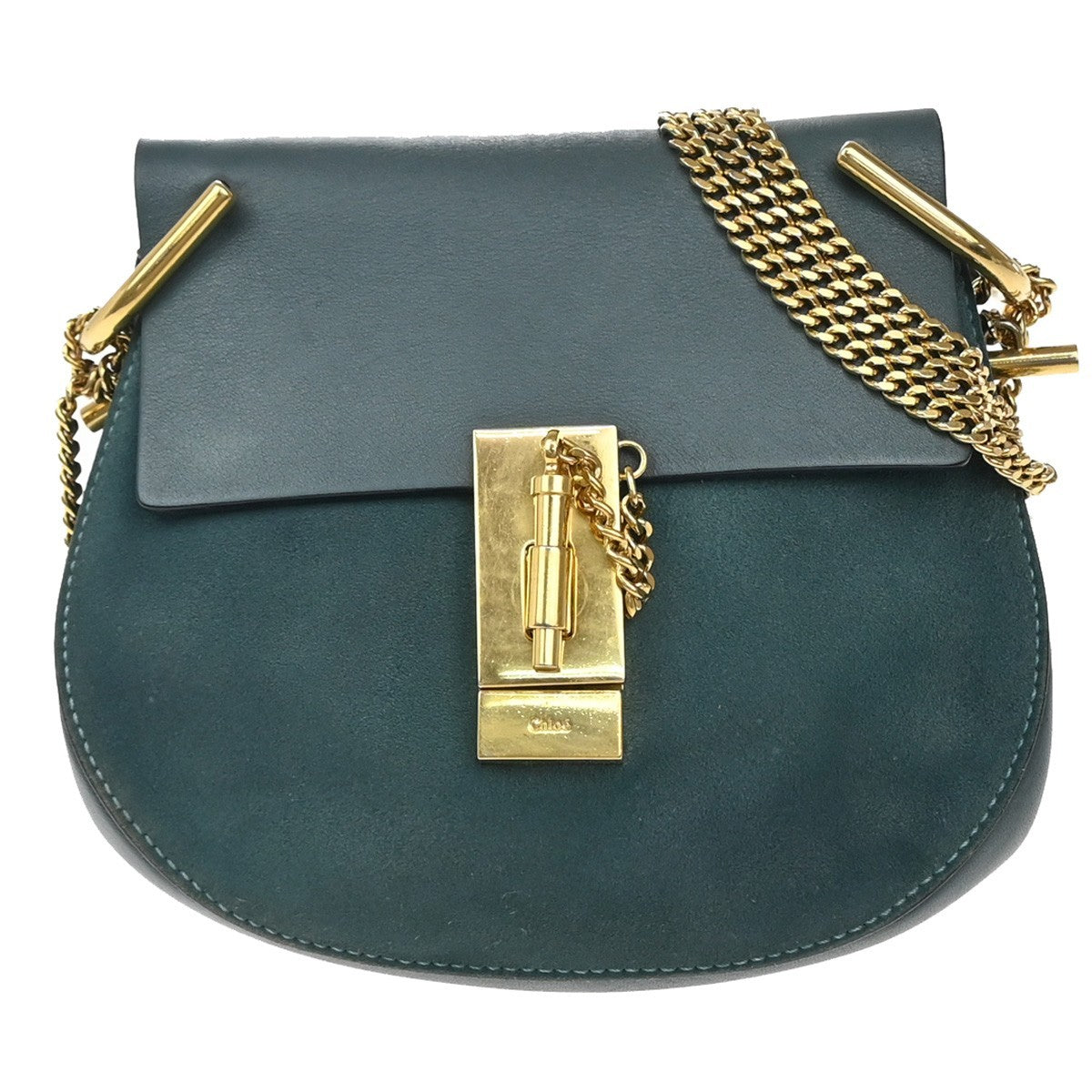 Chloe Drew Leather and Suede Small